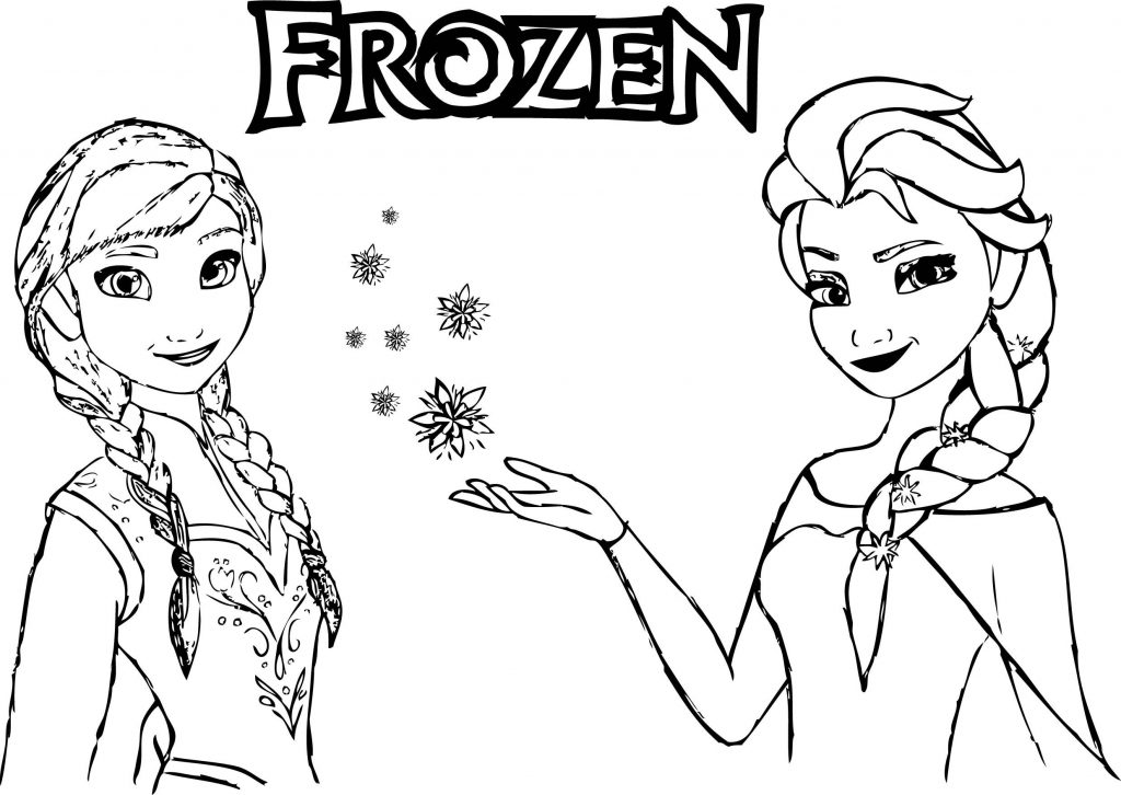 Princess Elsa 17 For Kids Coloring Page