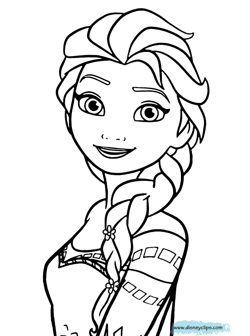 Cool Princess Elsa 35 Coloring Page