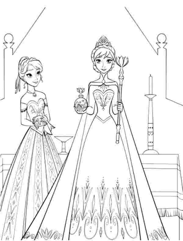 Princess Elsa 36 Cool Coloring Page