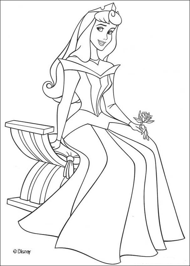 Cool Princess Aurora 17 Coloring Page