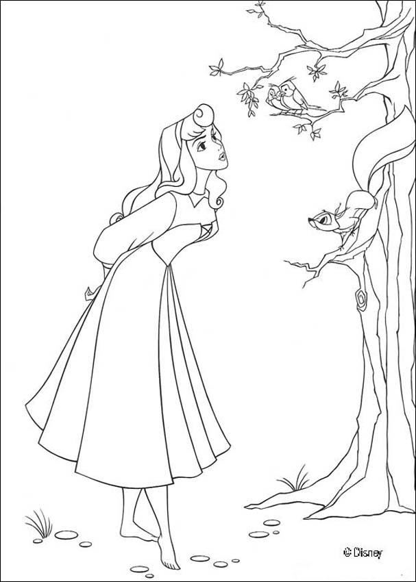 Princess Aurora 19 For Kids Coloring Page