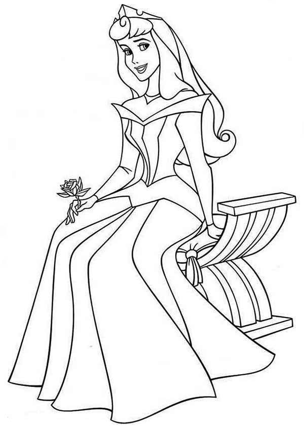Princess Aurora 22 Cool Coloring Page