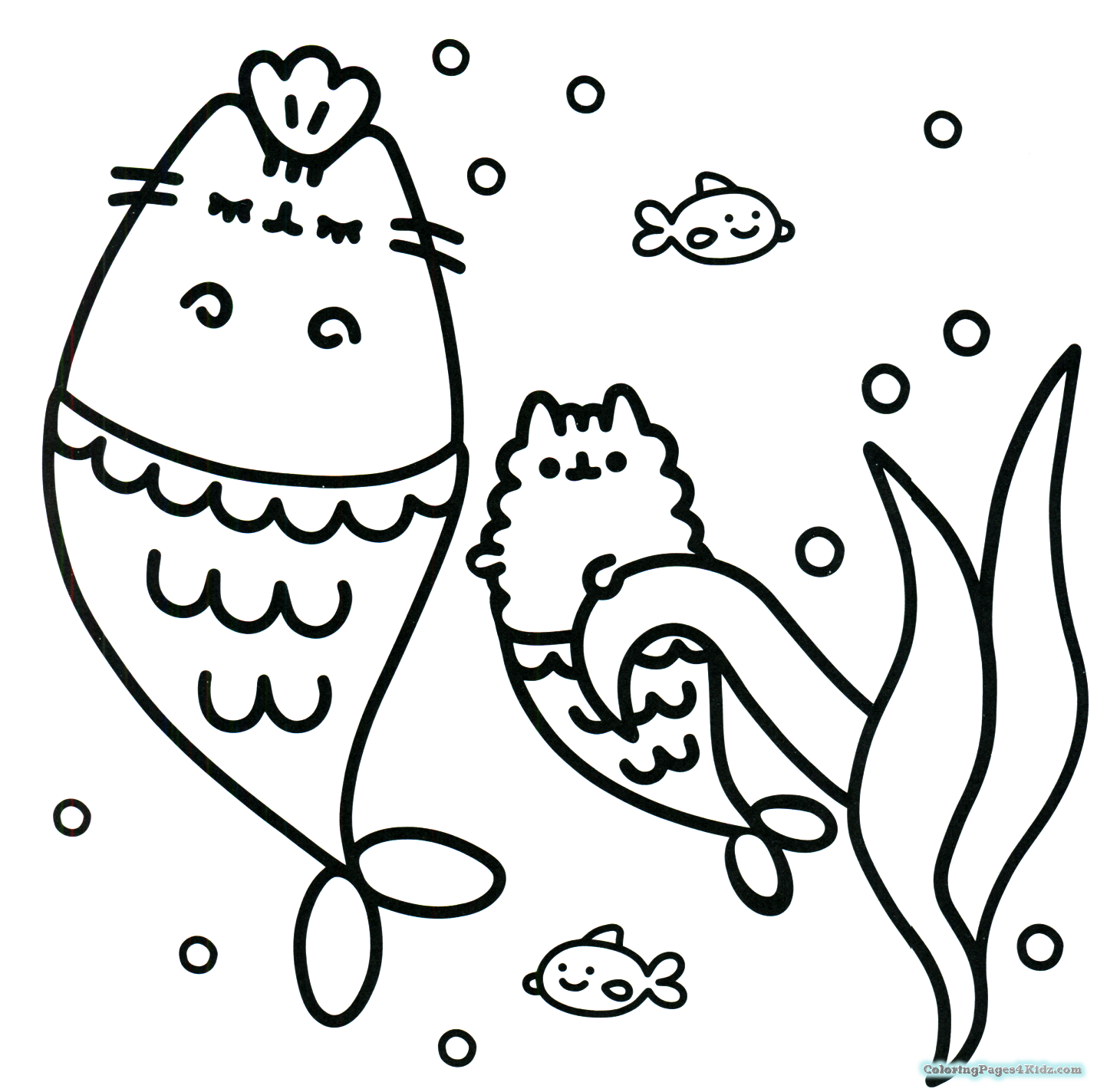Pusheen Cat 17 Cool Coloring Page