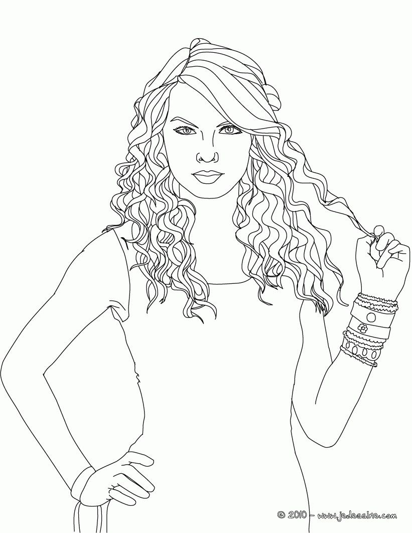 Realistic People 11 Cool Coloring Page