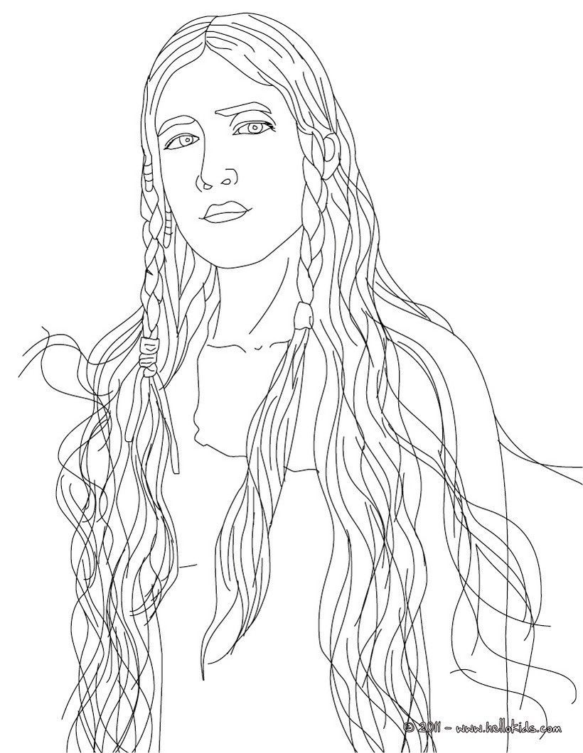 Realistic People 19 Cool Coloring Page