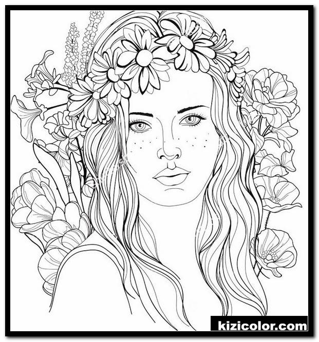 Realistic People 23 Cool Coloring Page