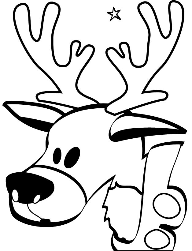 Reindeer 19 Cool Coloring Page