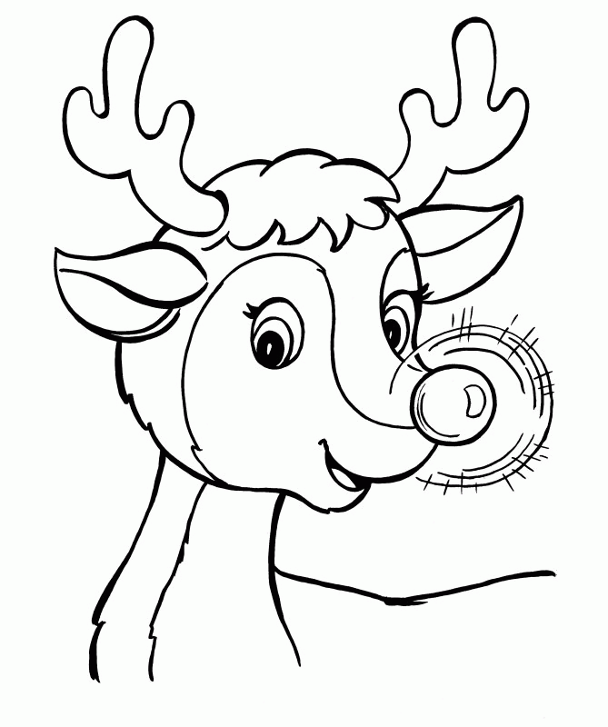 Reindeer 22 For Kids Coloring Page