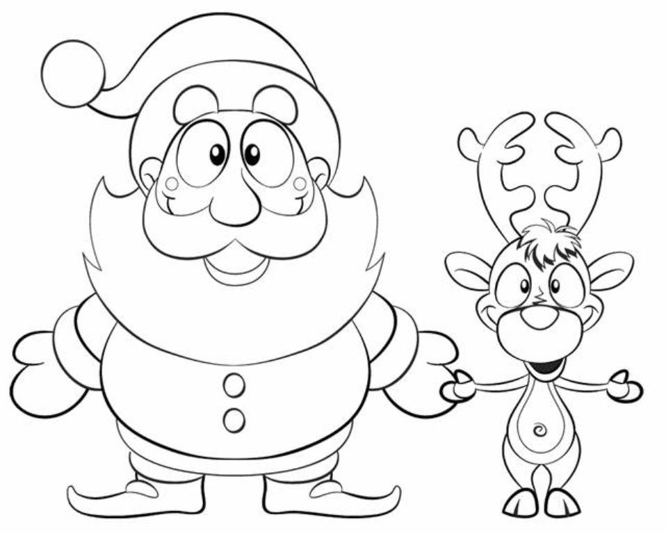 Cool Reindeer 32 Coloring Page