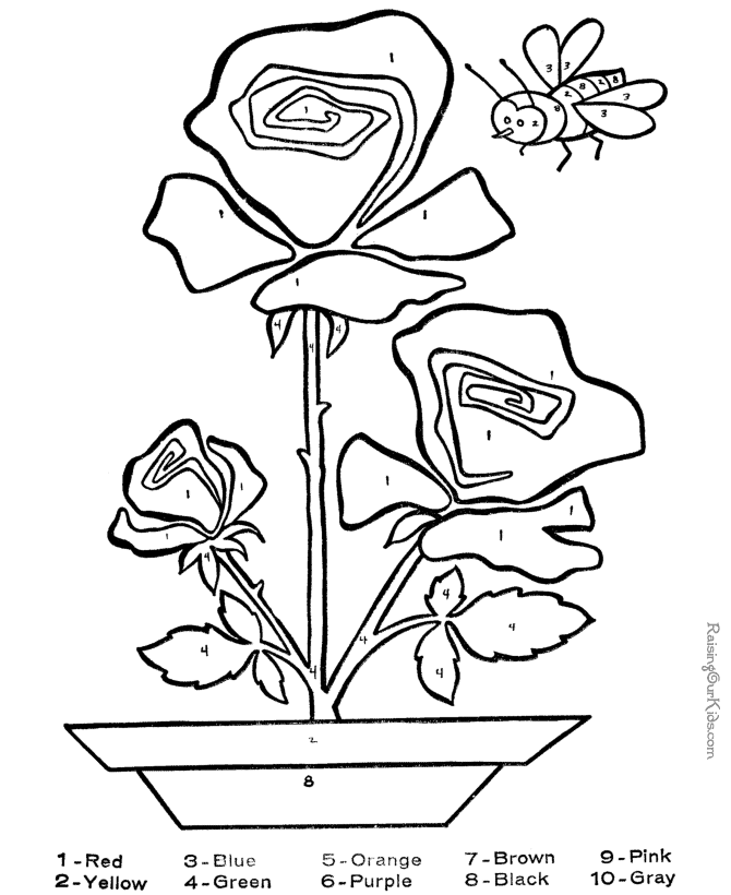 Rose 6 Cool Coloring Page