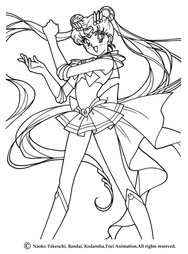 Sailor Moon 1 Cool Coloring Page