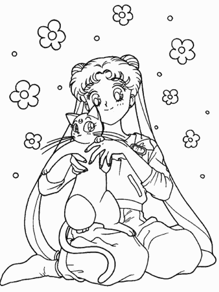 Sailor Moon 11 Cool Coloring Page