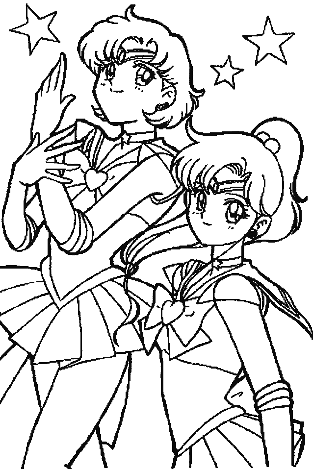 Sailor Moon 15 Cool Coloring Page