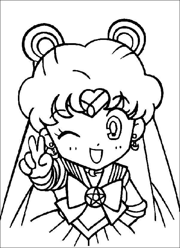 Sailor Moon 16 For Kids Coloring Page
