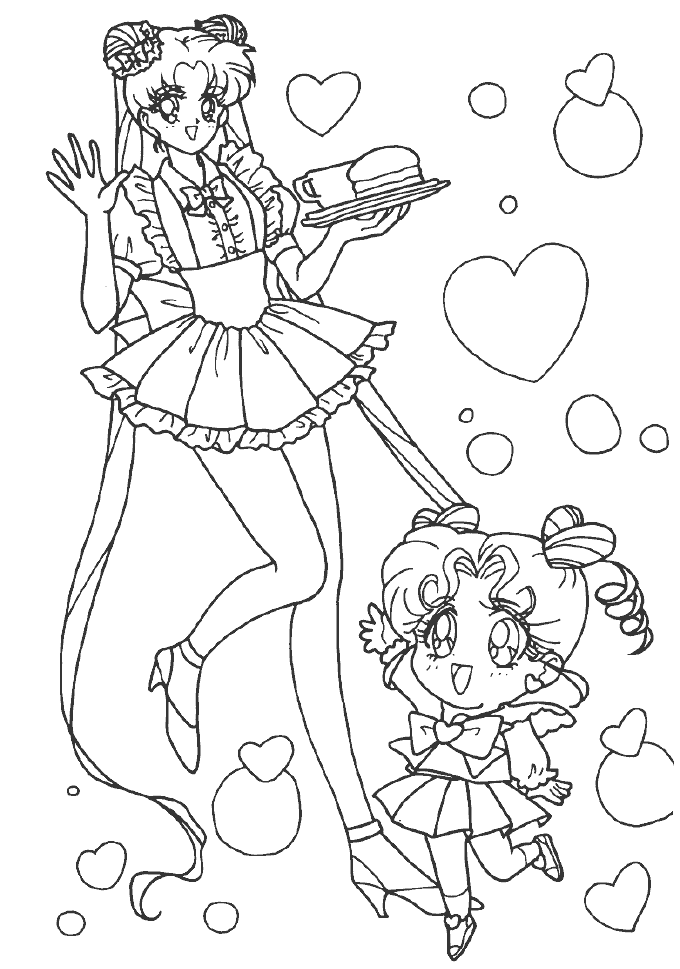 Sailor Moon 17 Cool Coloring Page