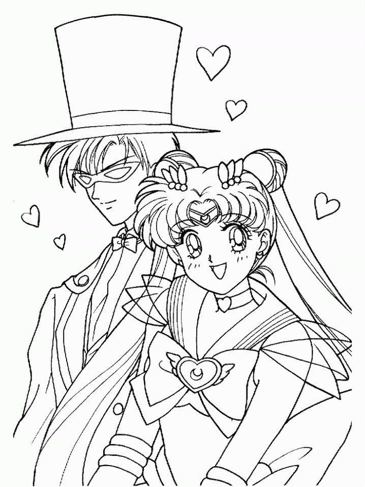 Cool Sailor Moon 18 Coloring Page