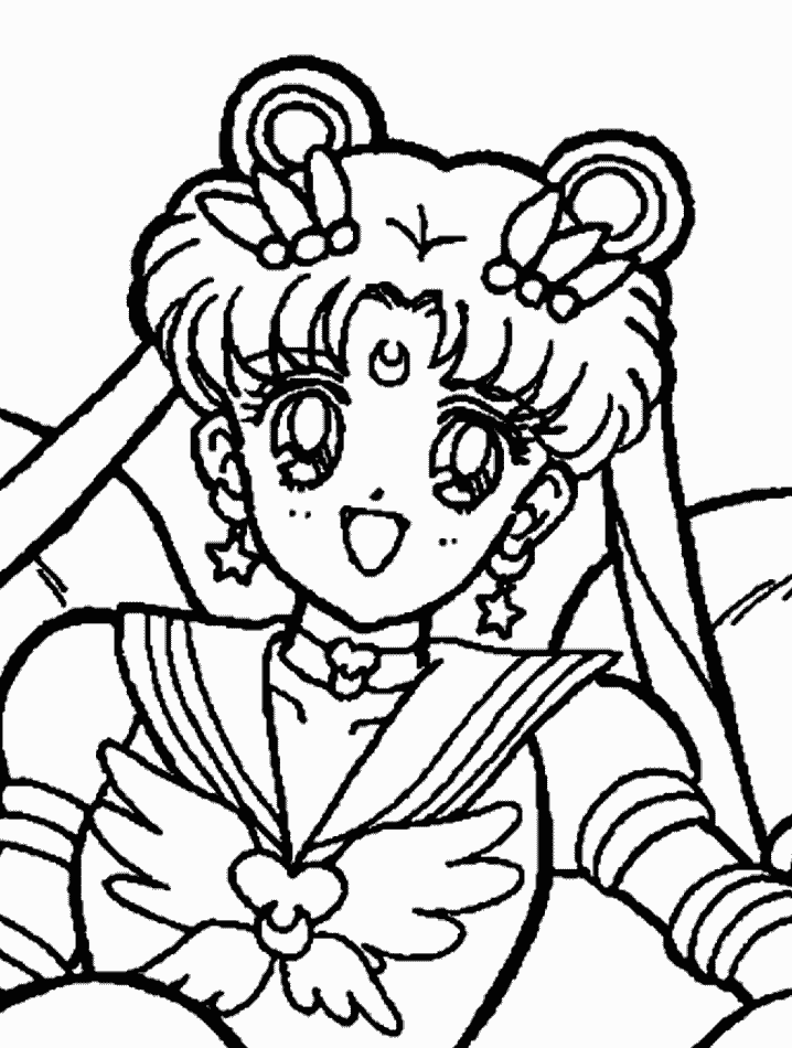 Sailor Moon 19 Cool Coloring Page