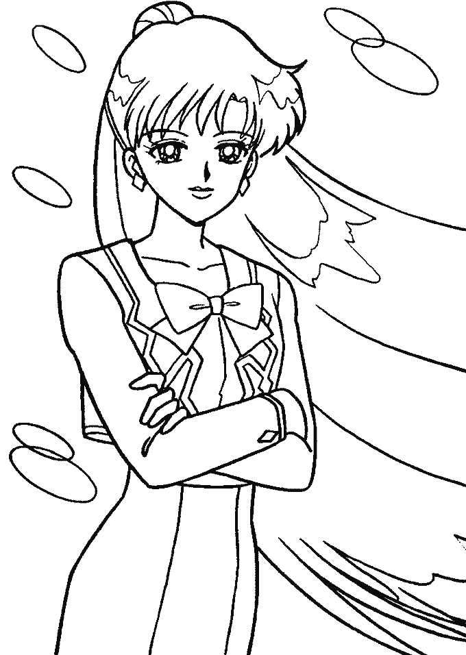 Cool Sailor Moon 2 Coloring Page