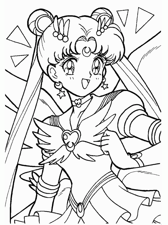 Cool Sailor Moon 22 Coloring Page