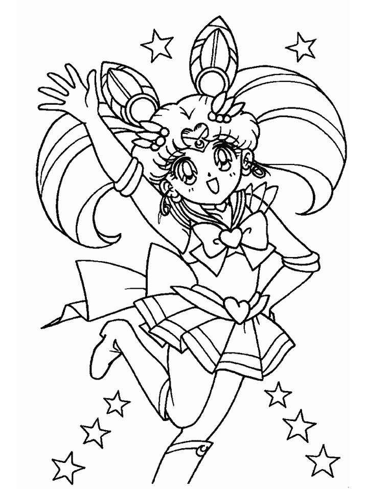 Sailor Moon 23 Cool Coloring Page