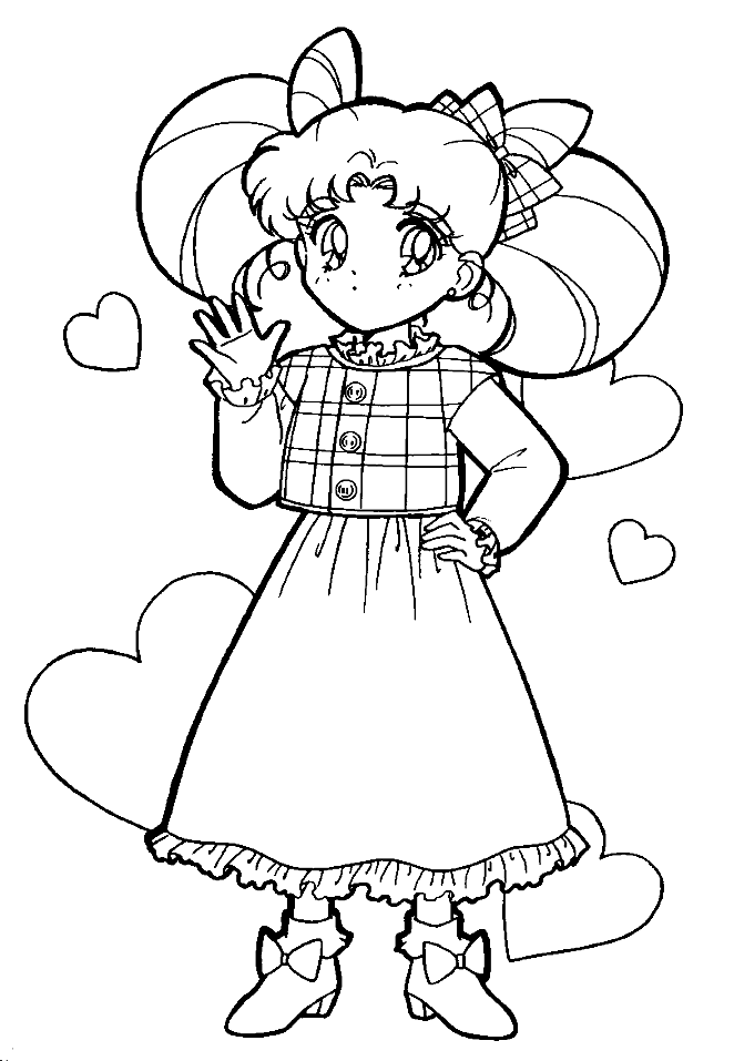 Sailor Moon 24 For Kids Coloring Page