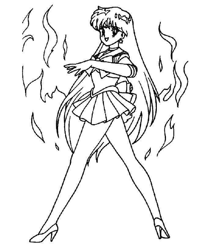 Sailor Moon 27 Cool Coloring Page