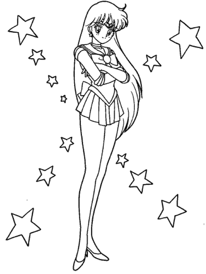 Sailor Moon 28 For Kids Coloring Page