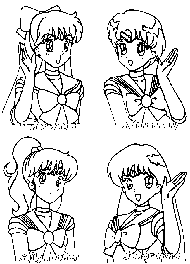 Cool Sailor Moon 30 Coloring Page