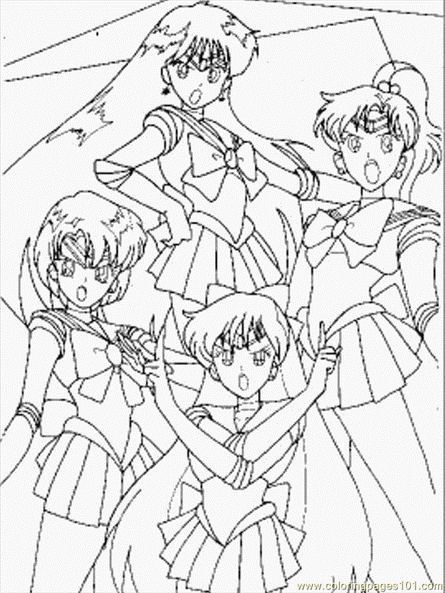 Sailor Moon 31 Cool Coloring Page
