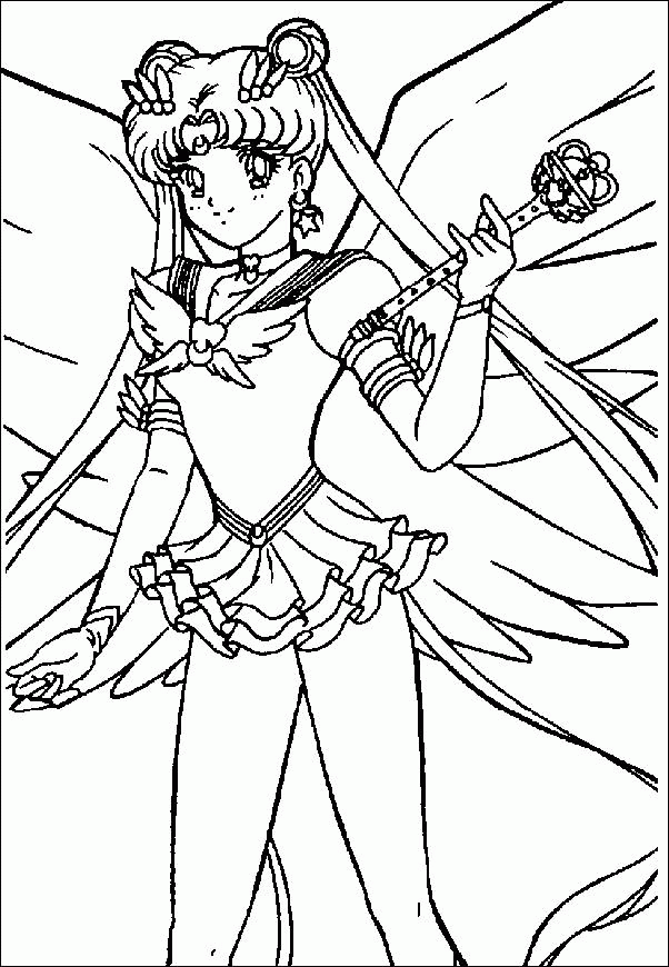 Sailor Moon 9 Cool Coloring Page