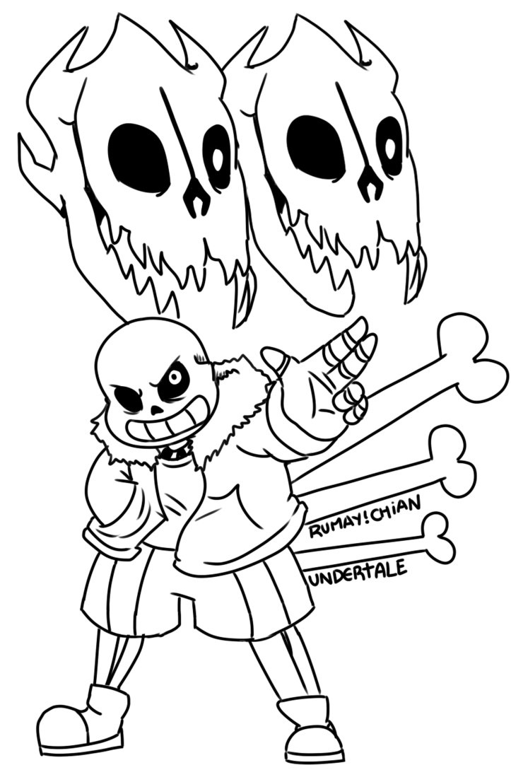 Sans 7 For Kids Coloring Page