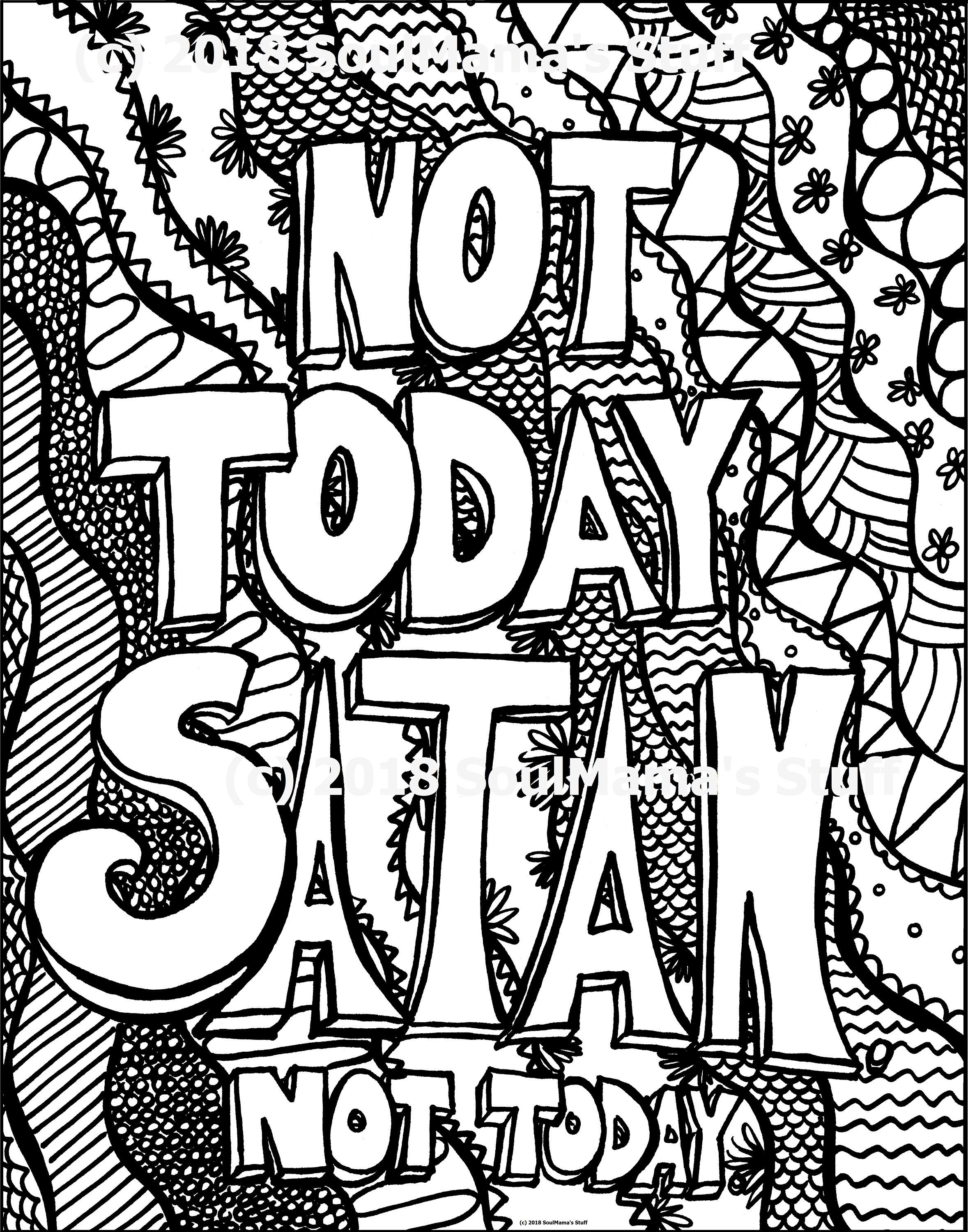 Satan 1 Cool Coloring Page