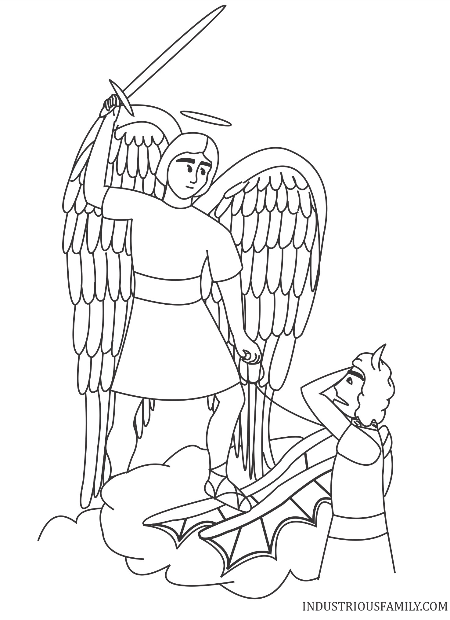 Satan 10 For Kids Coloring Page