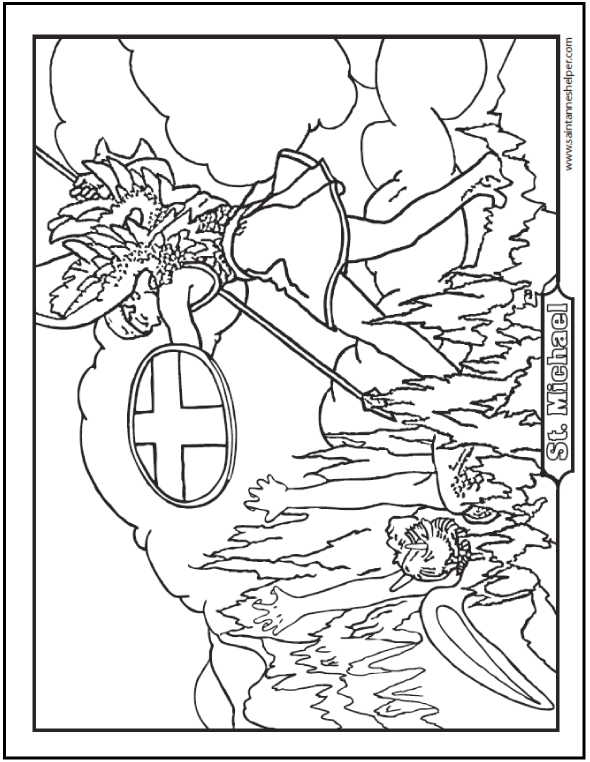Satan 6 For Kids Coloring Page