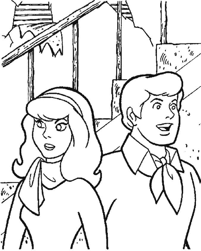 Scooby Doo 12 Cool Coloring Page