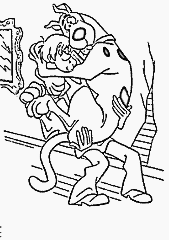 Scooby Doo 19 For Kids Coloring Page