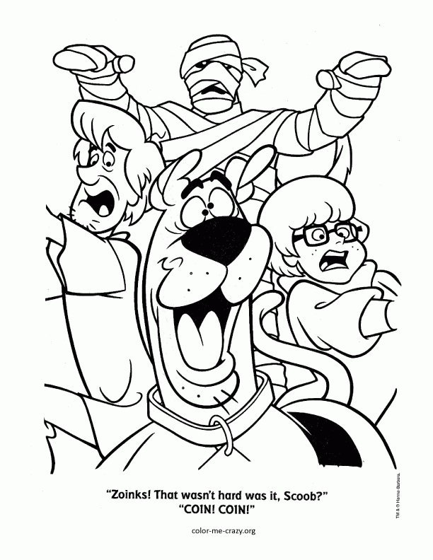 Cool Scooby Doo 25 Coloring Page