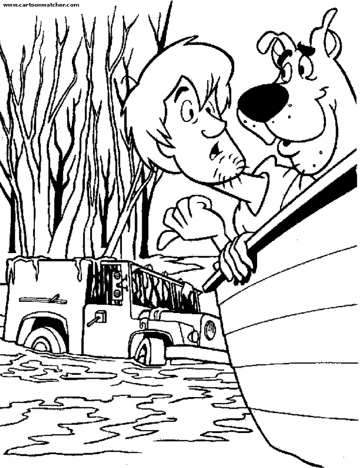 Scooby Doo 26 Cool Coloring Page