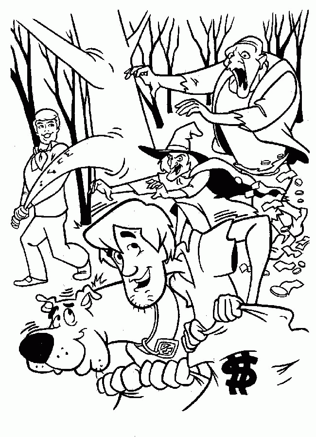 Scooby Doo 31 For Kids Coloring Page