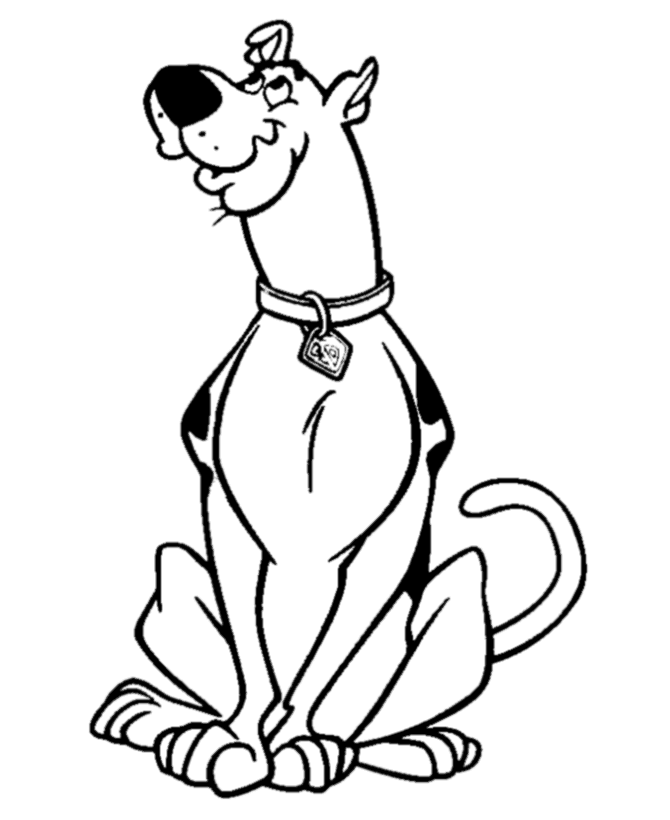 Scooby Doo 32 Cool Coloring Page