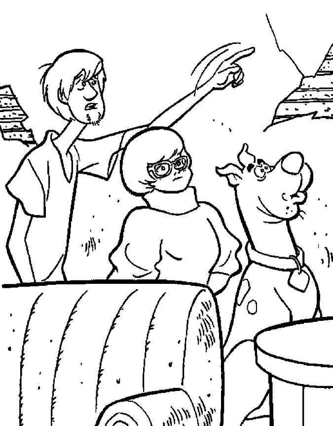 Cool Scooby Doo 9 Coloring Page