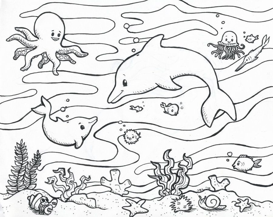 Sea Animal 36 Cool Coloring Page