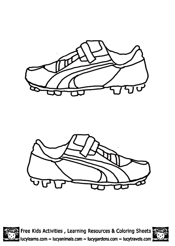 Shoes 10 Cool Coloring Page