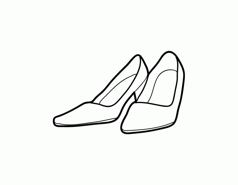 Shoes 14 Cool Coloring Page