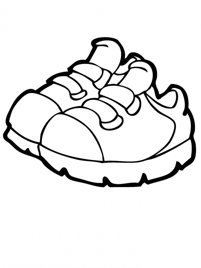 Shoes 2 Cool Coloring Page