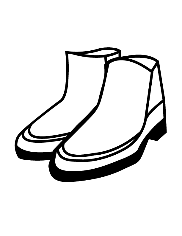 Cool Shoes 5 Coloring Page