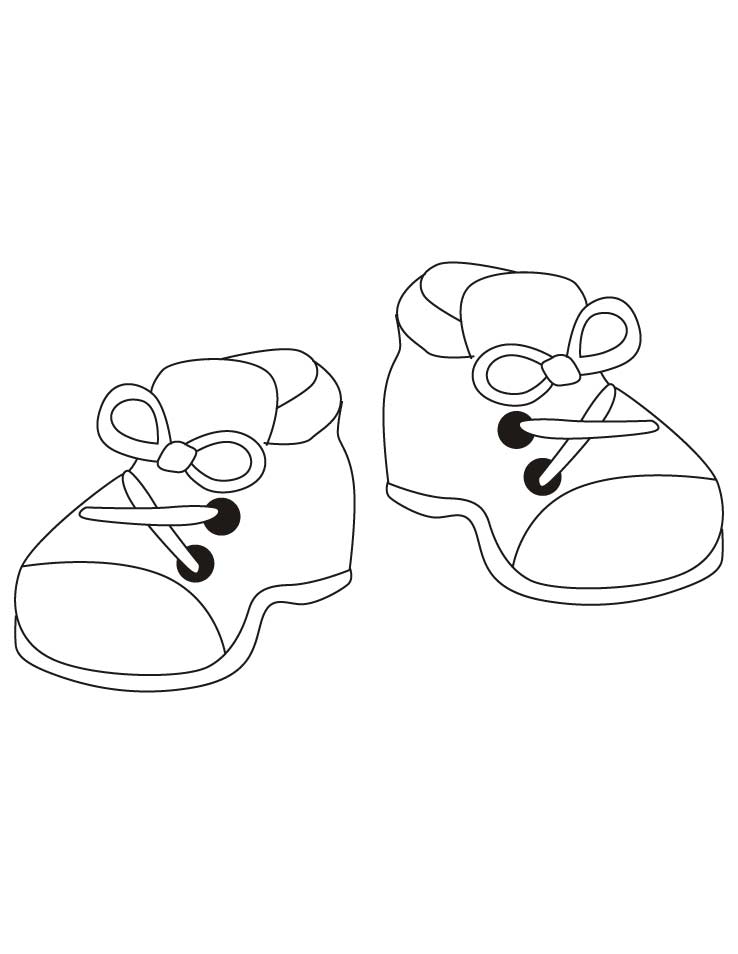 Shoes 8 Cool Coloring Page
