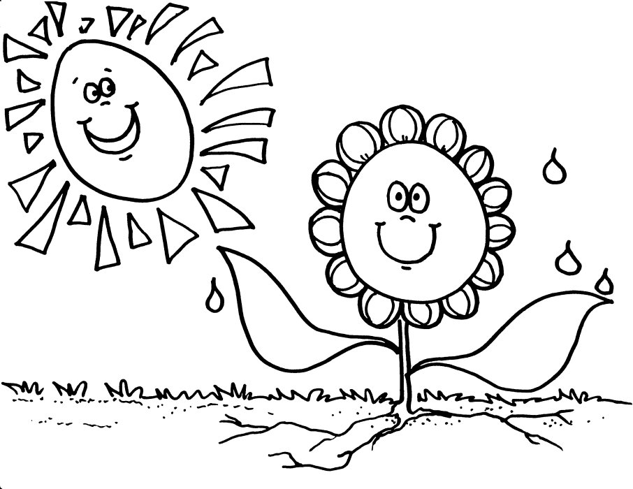 Cool Simple Flower 17 Coloring Page