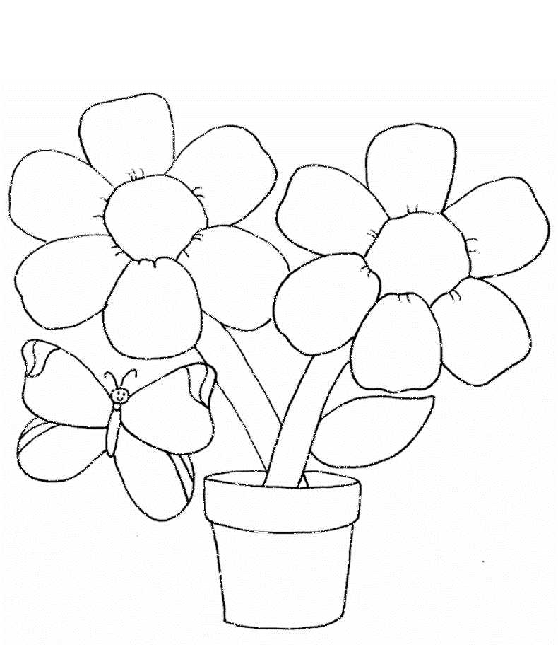 Simple Flower 22 Cool Coloring Page