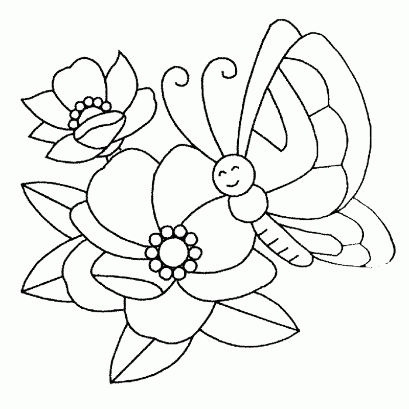 Cool Simple Flower 25 Coloring Page